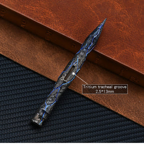 Hand Carving Stone pattern Titanium Alloy Multi-Function Crowbar  Opener Outdoor Crowbar EDC