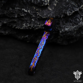 Hand Carved Mini Titanium Alloy Crowbar Outdoor Small Tools Key Chain Pendant Style Multifunctional Unpacking Bottle Opener EDC