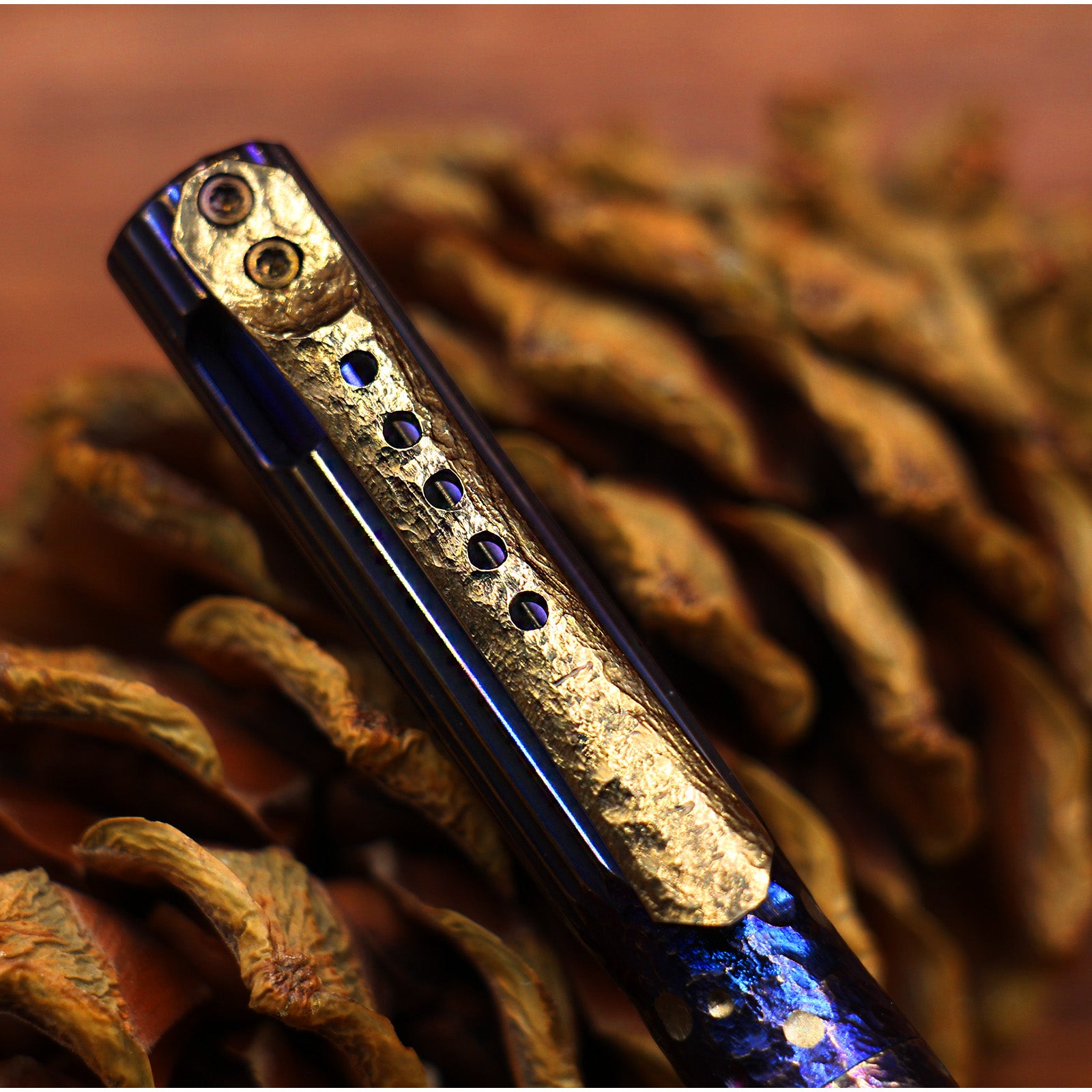 Star Sky Multipurpose Titanium Alloy Tactical Ballpoint Pen Self Defense Writing Tool for Outdoor Office Gift EDC