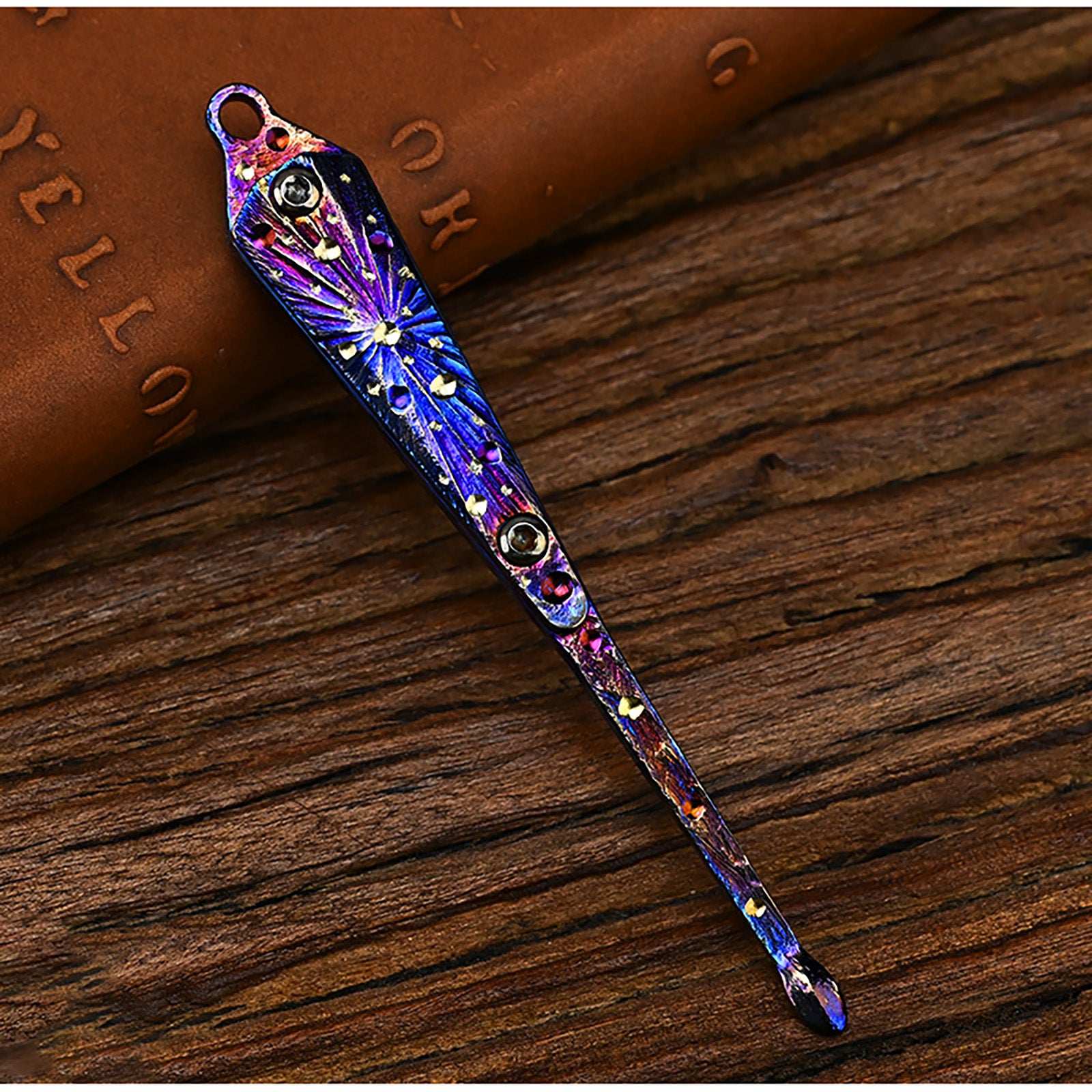 Star Sky Limited Portable Titanium Earpick Ear Scoop Titanium Alloy Ear Spoon Outdoor EDC Tool