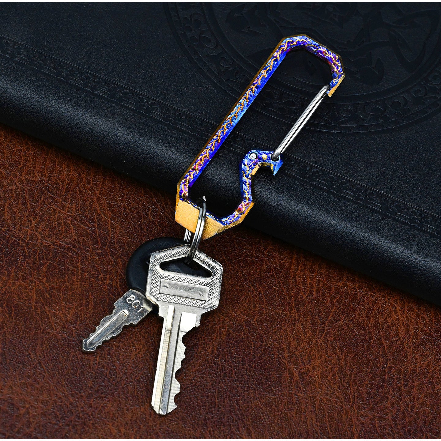 Titanium Alloy Star Sky Keychain Portable Pocket Multi Tool Keyring Outdoor EDC Bottle Opener Mini Survival Key Chain
