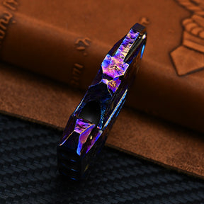 Starry Sky Limited Titanium Alloy Three-tube whistle Waterproof High Decibel Training Whistle Outdoor Survival Tool Camping EDC