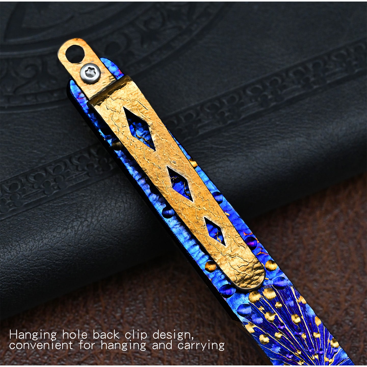 Star Sky Titanium Alloy Push Knife Replaceable Blade Art Knife Multifunctional Pocket Cutter Paper Wallpaper Cutting Tool