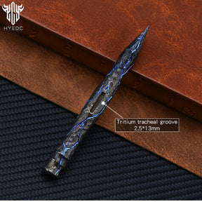 Hand Carving Stone pattern Titanium Alloy Multi-Function Crowbar  Opener Outdoor Crowbar EDC