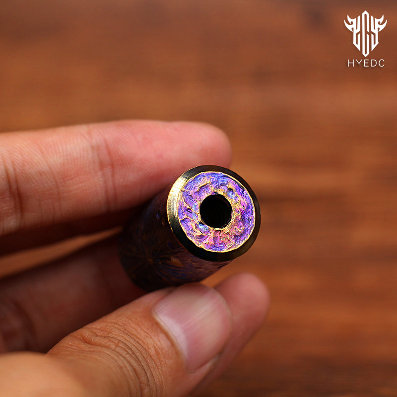 Star Sky Limited Edition Colorful Titanium Alloy Knife Beads Paracord Umbrella Rope Bead DIY Pendant