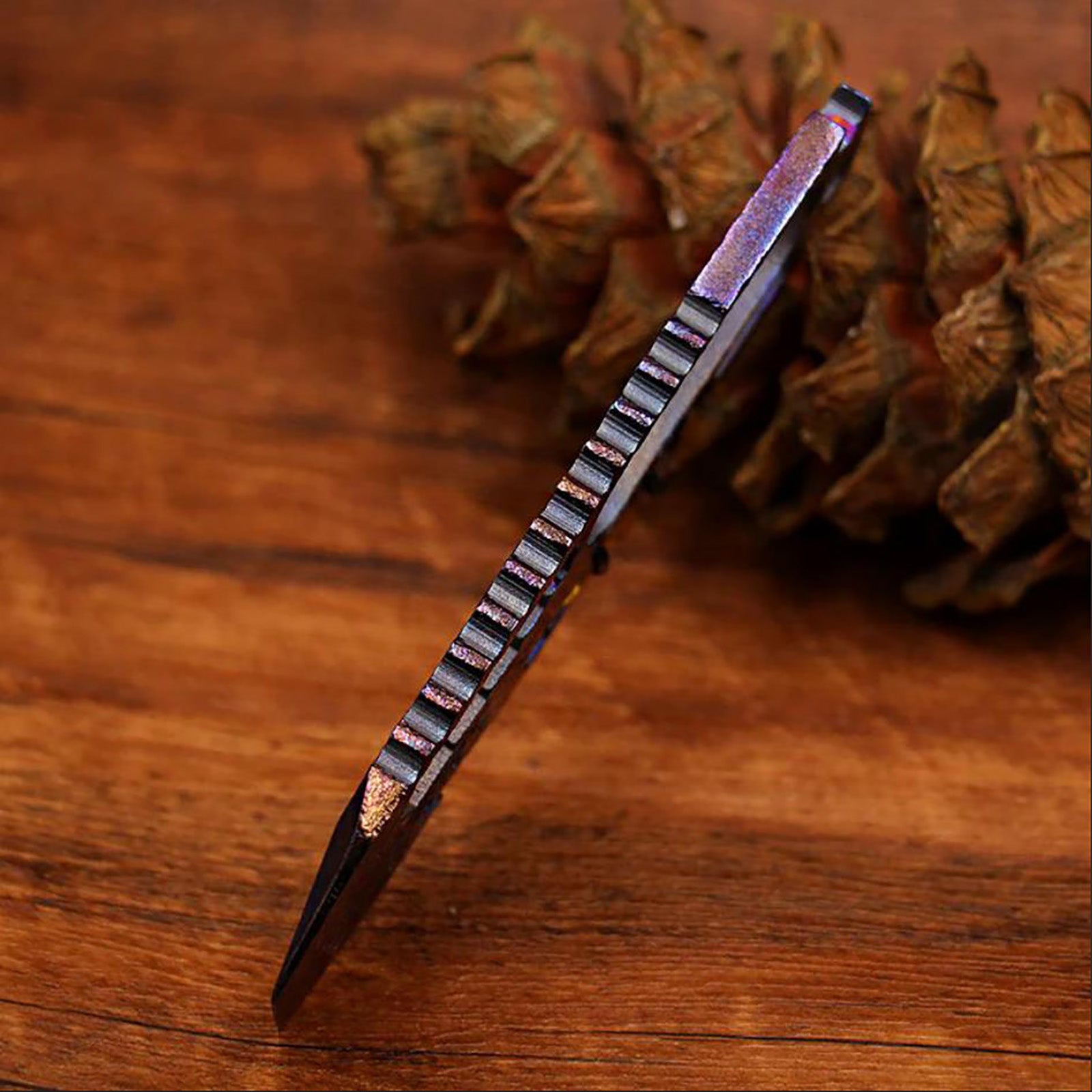 Limited Edition Titanium Alloy Multi-Function Screwdriver Crowbar Bottle Opener Outdoor Crowbar Hand Carving Starry Sky EDC