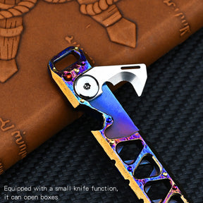 Star Sky Edition Titanium Pry Bar Multi Tools Mini Crowbars Multifunctional Portable Tools EDC