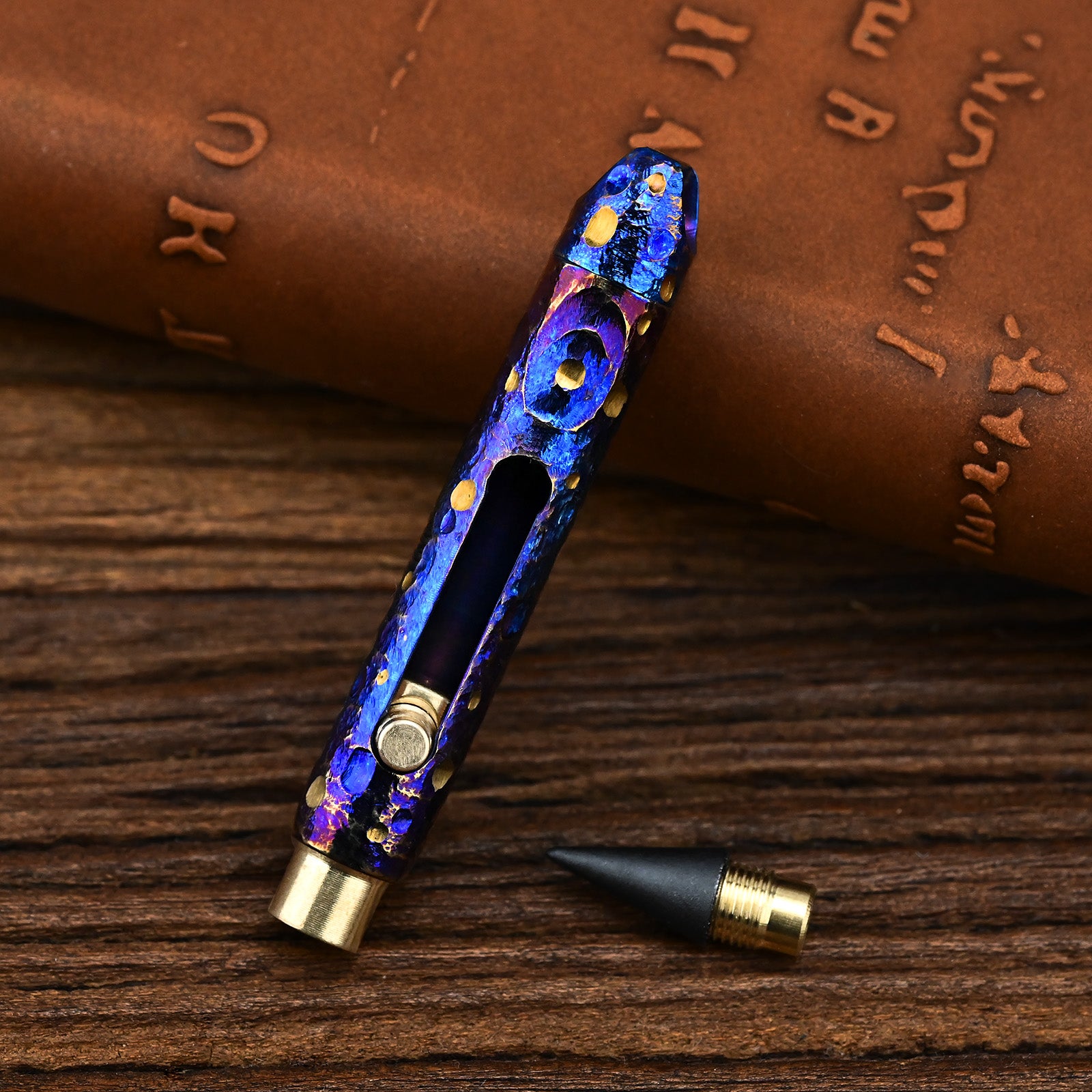 Star Sky Limited Titanium Alloy MINI Eternal Pencil Needn‘t Shave Erasable Pencil Portable Key Pocket Emergency Writing EDC