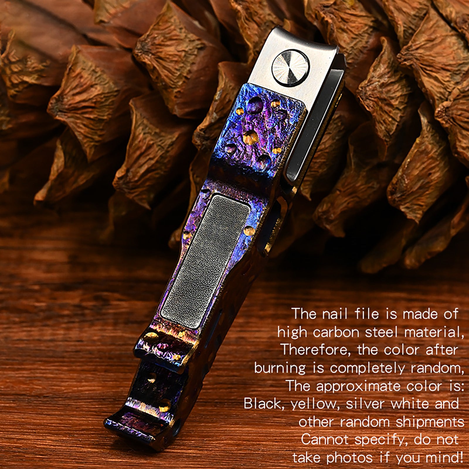 Starry Sky Limited Edition Titanium Alloy Nail Clippers Anti-Splash High-End Fingernail Cutter for Outdoor Camping EDC Tool