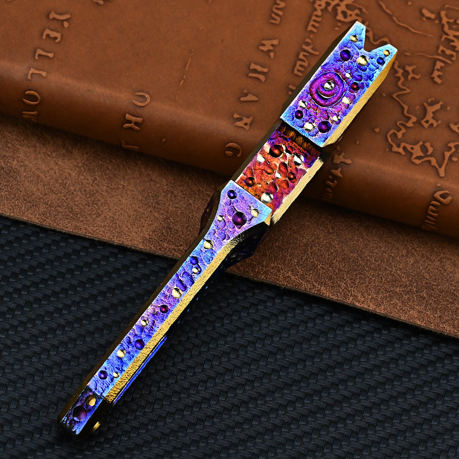 Star Sky Edition Titanium Alloy Crowbar Multifunctional EDC Tool Bottle Opener Pry Window Breaker Portable Keychain EDC