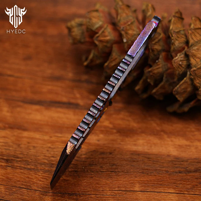 Limited Edition Titanium Alloy Multi-Function Screwdriver Crowbar Bottle Opener Outdoor Crowbar Hand Carving Starry Sky EDC