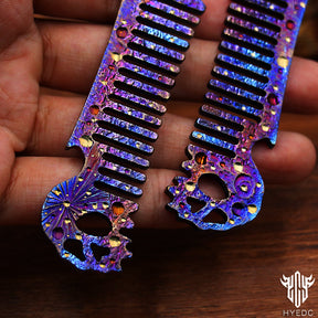 Starry Sky Limited Edition Titanium Alloy Comb Special Anti static Male and Female Home Massage Comb Portable Bottle Opener EDC