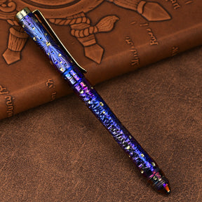 Starry Edition Titanium Portable Decompression Signature Pen Personalizes Self-defense EDC Broken Window High-end Tactical Pen