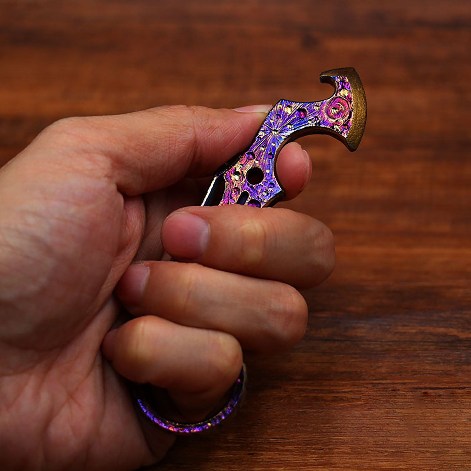 Star Sky Limited Edition Multi-Functional EDC Crowbar Bottle OpenerTool Titanium Alloy Tactical Window Breaker