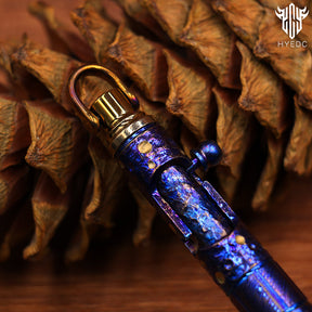 Titanium Alloy Tactical Pen Hand Carved Star Sky Limited Edition Metal Signature Neutral Pen EDC