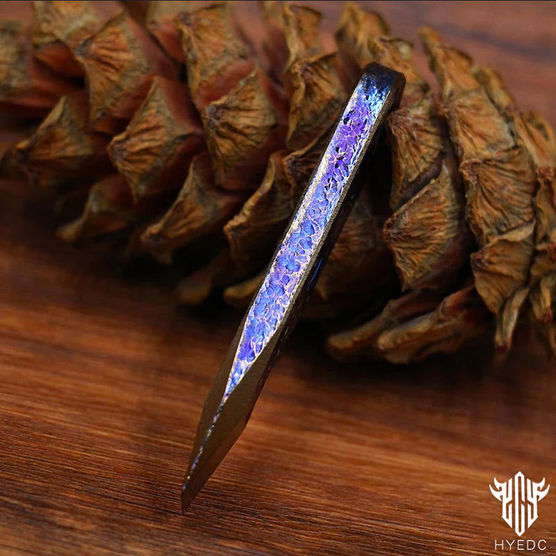 Limited Edition Hand Carving Starry Sky Titanium alloy EDC Outdoor  Multifunctional Tool Tactical Pry bar Bottle TacticalOpener