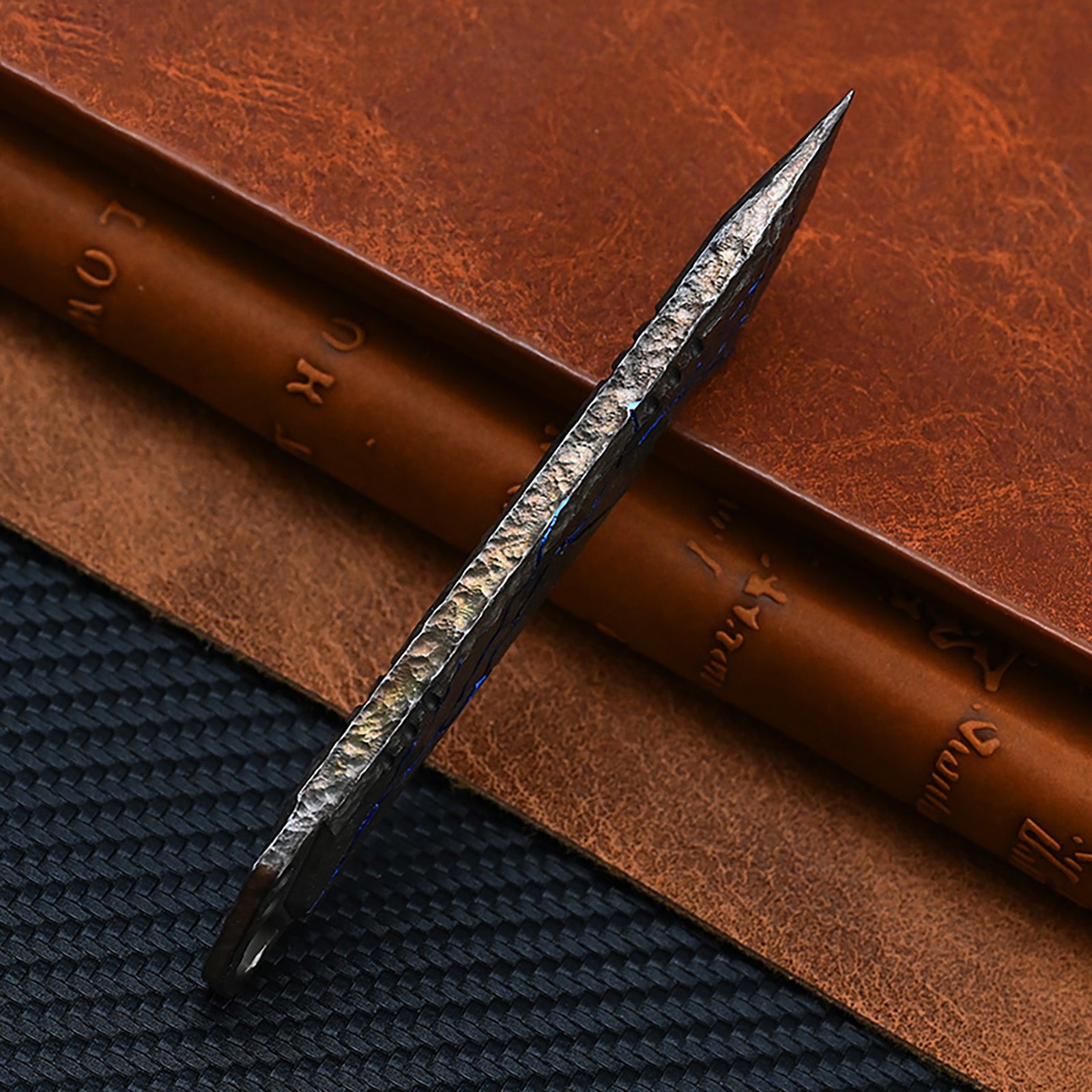 Hand Carving  Titanium Rock Texture Alloy  Multi-Function Screwdriver Crowbar Bottle Opener Outdoor Crowbar EDC