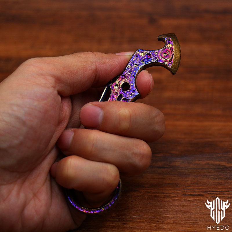 Star Sky Limited Edition Multi-Functional EDC Crowbar Bottle OpenerTool Titanium Alloy Tactical Window Breaker