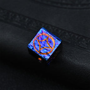 Star Sky Limited Titanium Alloy Knife Beads Umbrella Pendant Rope Knife Pendant Outdoor Camping Gadget Bracelet EDC