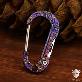 Limited Starry Sky Version Titanium Alloy Outdoor Multi-Functional Keychain Mini Knife Portable