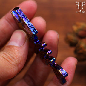 Star Sky Titanium Alloy EDC Multifunctional Tools Fish bone Shape Bottle Opener Portable Keychain Manual Can Opener Outdoor