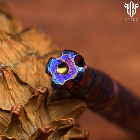 Star Sky Titanium Alloy Tactical Pen Hand Carved  Pen Limited Edition Metal Signature Neutral Pen  EDC