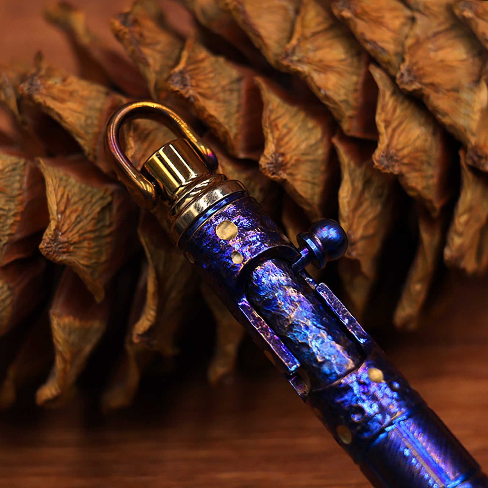 Titanium Alloy Tactical Pen Hand Carved Star Sky Limited Edition Metal Signature Neutral Pen EDC