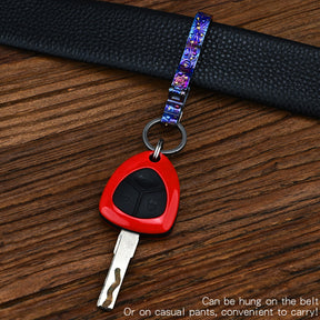 Limited Edition Titanium Alloy Belt Car Keychain Men's Waist Sports Pants Keychain Pendant Belt Buckle