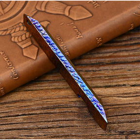 Limited Edition Titanium Alloy EDC Multi-Function Screwdriver Crowbar Bottle Opener Outdoor Crowbar Hand Carving Starry Sky