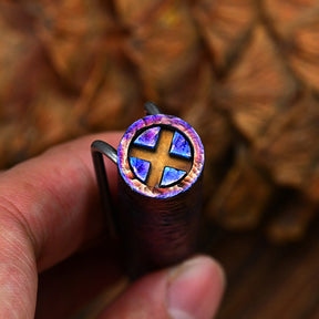 Handmade Starry Sky Limited Edition Titanium Alloy Pen Signature Pen Gel Pen Heavy Handle Pen EDC