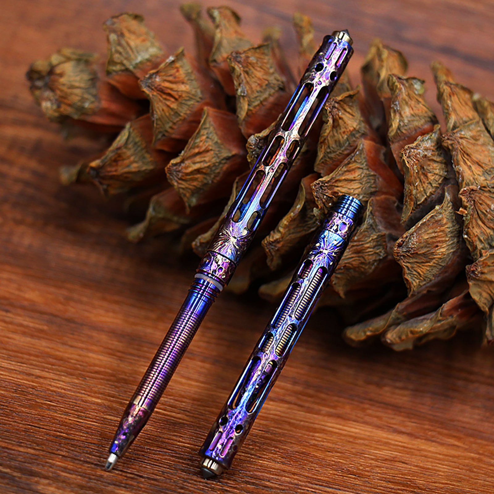 HCYEDC Star Sky Mini Titanium Alloy Tactical Pen Star Sky Limited Edition Metal Tungsten Steel Signature Pen EDC Emergency Defense Emergency Escape