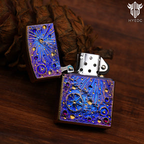 Star Sky Limited Edition Titanium Alloy Kerosene Lighter Cigarette Cigar Windproof And Waterproof Outdoor Camping Lighter