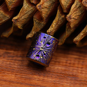Star Sky Limited Edition Colorful Titanium Alloy Knife Beads Paracord Umbrella Rope Bead DIY Pendant