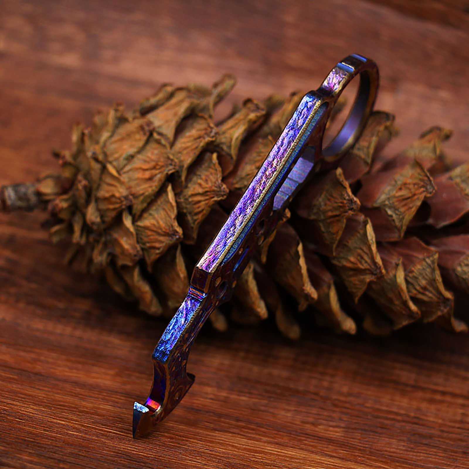 Star Sky Limited Edition Multi-Functional EDC Crowbar Bottle OpenerTool Titanium Alloy Tactical Window Breaker