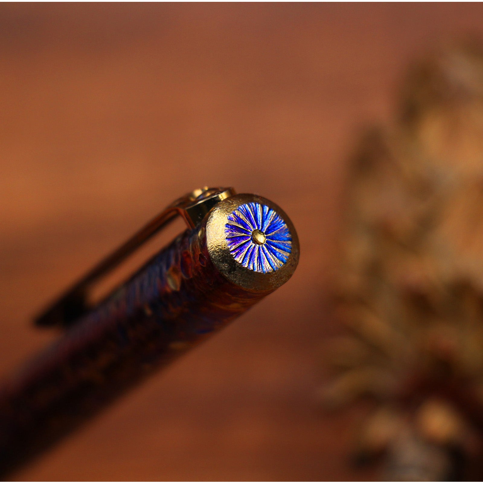 Star Sky Titanium Alloy Tactical Pen High-End Business Students Retro Titanium Black Writing Pen For Gift EDC