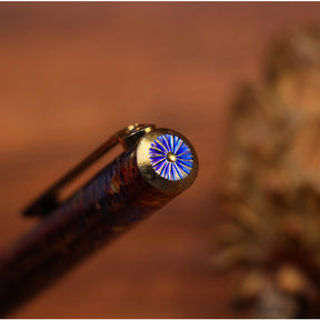 Star Sky Titanium Alloy Tactical Pen High-End Business Students Retro Titanium Black Writing Pen For Gift EDC