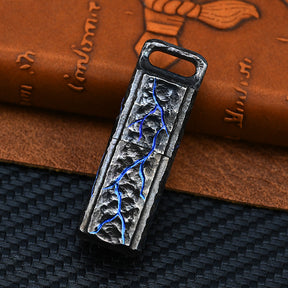 Handmade Titanium Mechanical Automatic IgnitionLighter Alloy Material EDC Gift Box