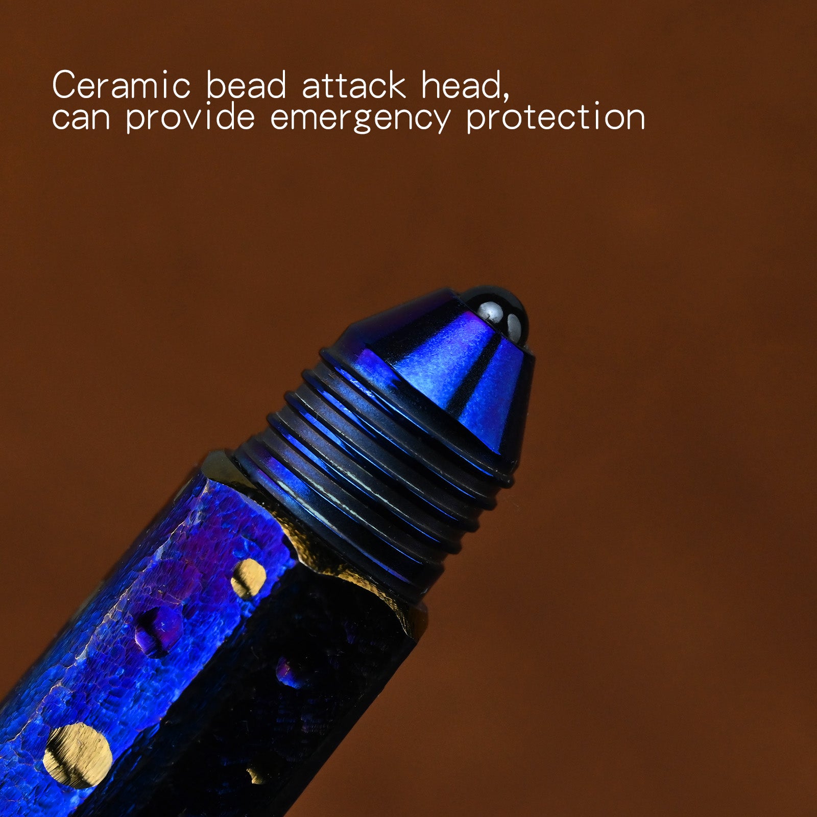 Star Sky Hand Titanium Alloy Tactical Pen Multifunctional Window Breaker Writing Pen EDC Tool Business Signature Writing Pen