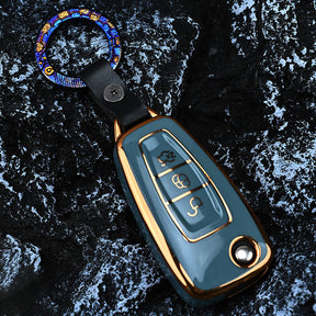 Hand CarvingTitanium Alloy Ring Anti-Lost360 Degree Rotating Key Chain Universal Joint Accessories Car Key Circle Waist