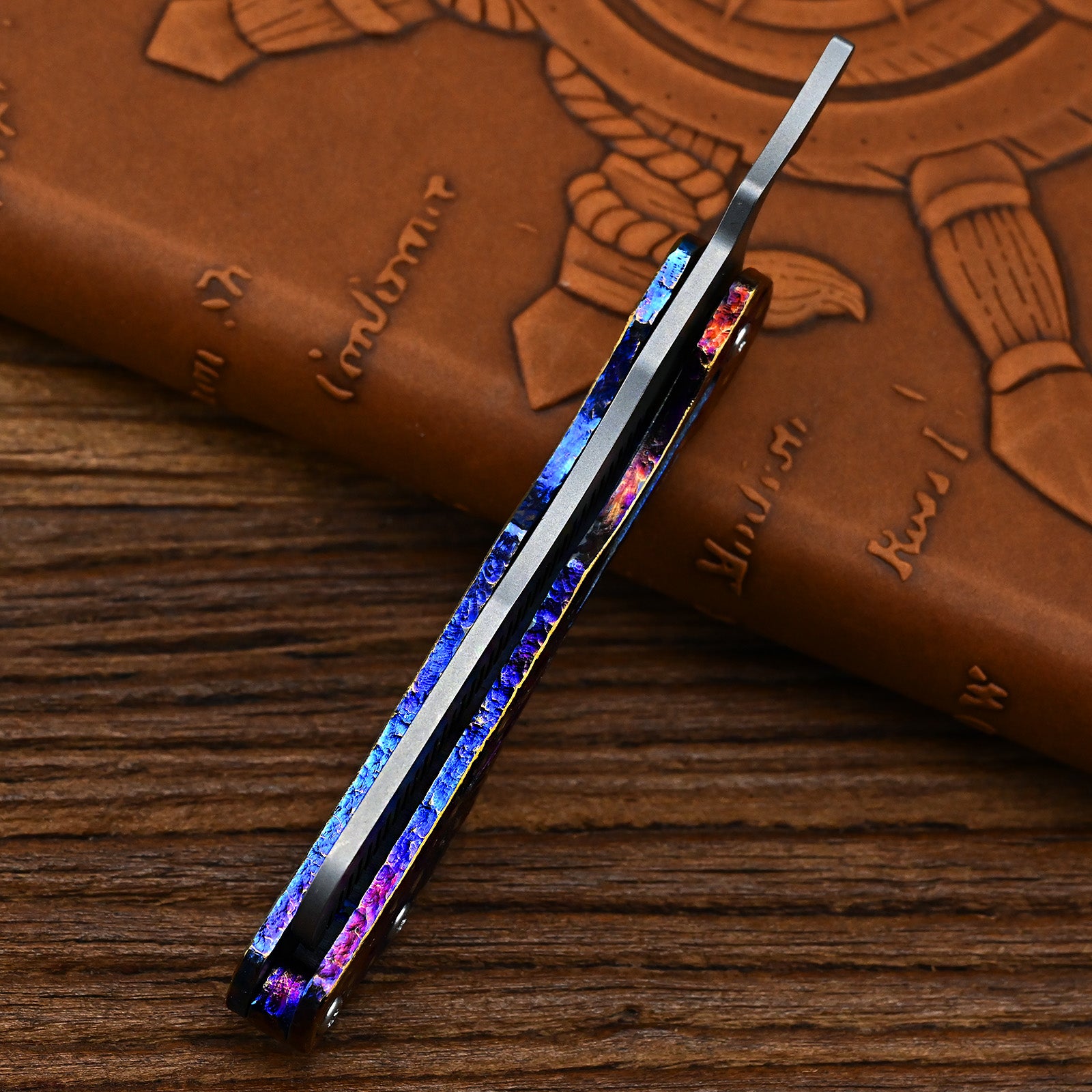 Star Sky Hand Titanium Alloy Tactical Pen Multifunctional Window Breaker Writing Pen Tool Business Signature Writing Pen EDC