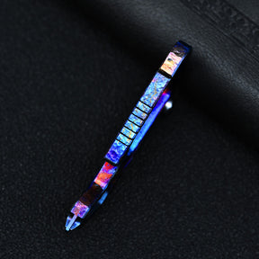Star Sky Limited Titanium EDC Keychain Knife Damascus Multi Tool Bottle Opener Hex Wrench Camping Gear
