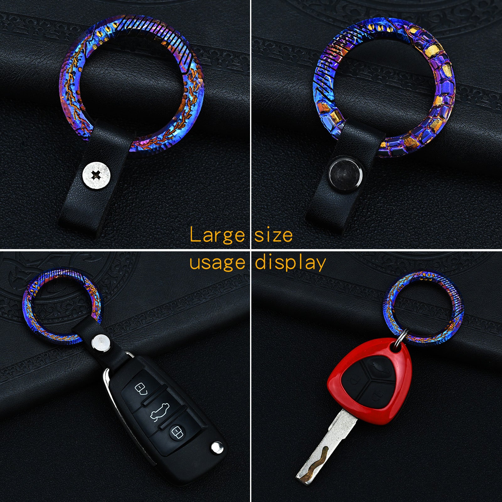 Star Sky Limited Edition Titanium Alloy Key Chain Multi-Function Car lightning Men's Pendant Key Chain EDC