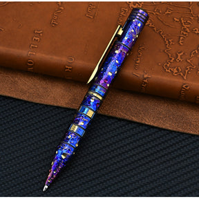 Star Sky Hand Titanium Alloy Pen With Collection Writing Multi-functional Portable Outdoor EDC Tools