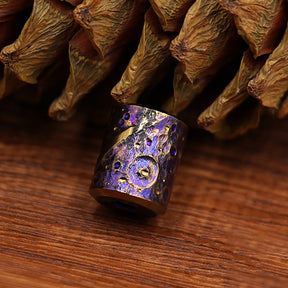 Star Sky Limited Edition Colorful Titanium Alloy Knife Beads Paracord Umbrella Rope Bead DIY Pendant