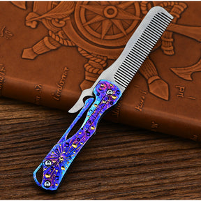 Star Sky Hand Titanium Alloy Tactical Pen Multifunctional Window Breaker Writing Pen Tool Business Signature Writing Pen EDC