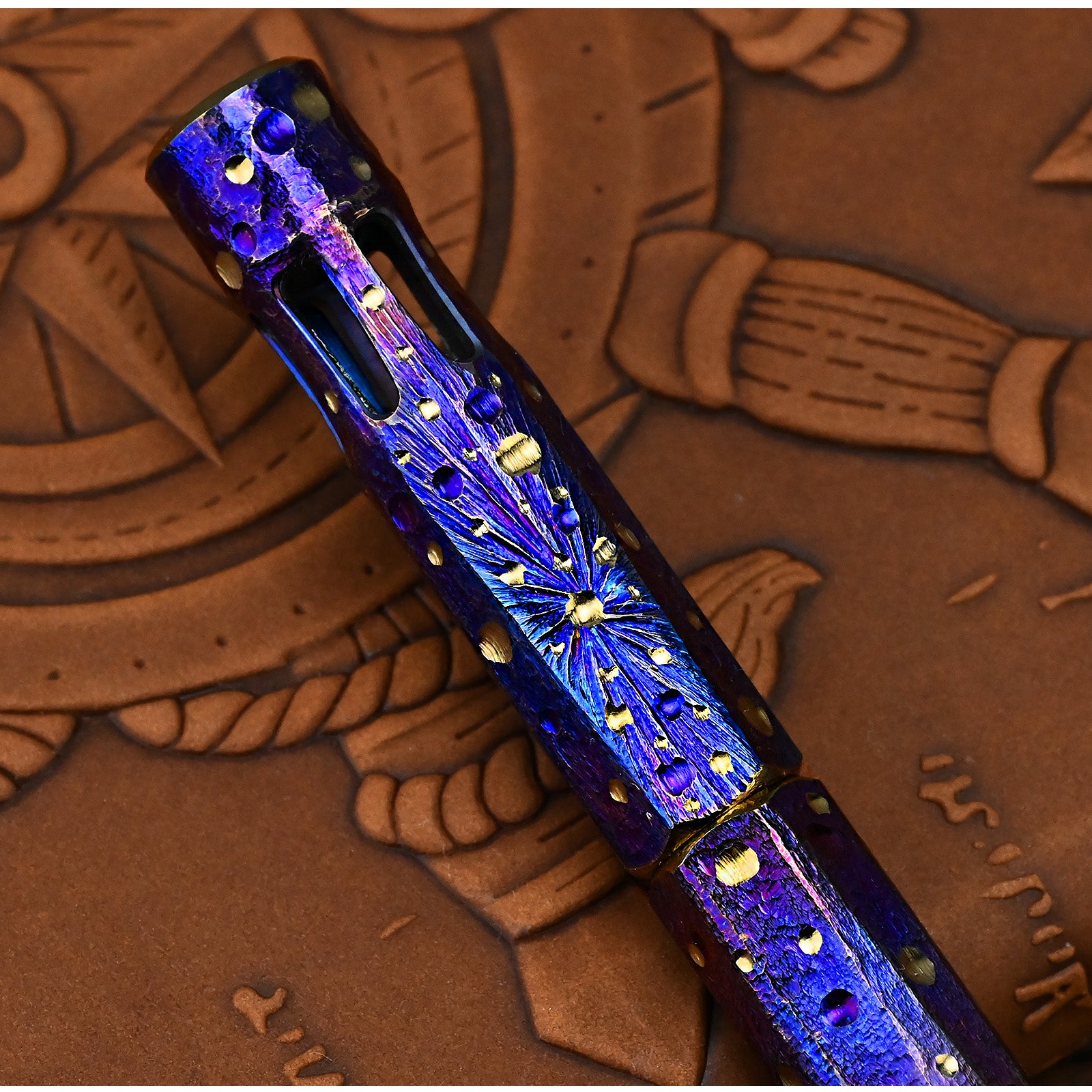 Star Sky Hand Titanium Alloy Tactical Pen Multifunctional Window Breaker Writing Pen EDC Tool Business Signature Writing Pen