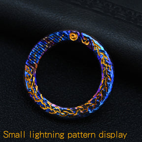 Star Sky Limited Edition Titanium Alloy Key Chain Multi-Function Car lightning Men's Pendant Key Chain EDC