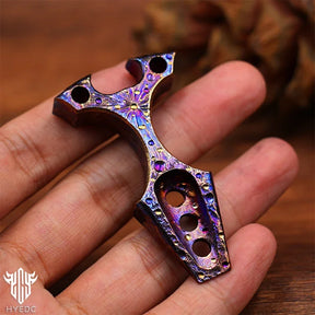 Starry Sky Limited Edition Hand Carving Titanium Crowbar Outdoor Multi Functional Survival Tool Bottle Opener Portable EDC