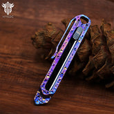 Star Sky Titanium Multifunctional Alloy Push Knife Multifunctional Pocket Cutter Paper Knife can Replace Blade Art Knife Wallpap