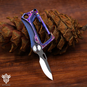 Starry Sky Limited Edition Titanium Alloy Outdoor Multi-Functional Keychain Mini Knife Portable EDC Tool